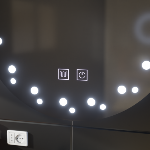 Oglinda LED Touch Ivory Sistem Dezaburire 50X50cm [1]
