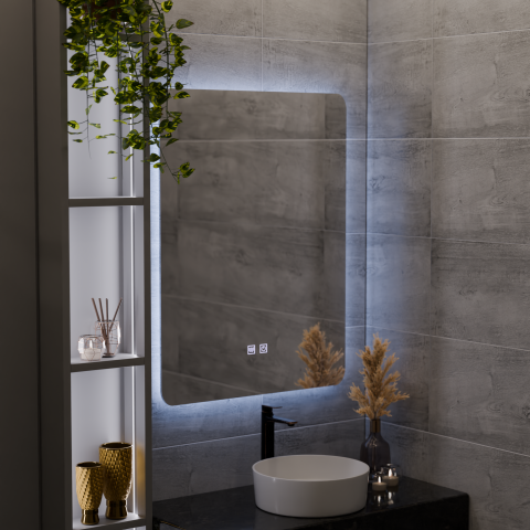 Oglinzi LED - Oglinda LED Touch Sara Sistem Dezaburire 50X70cm