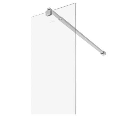 Paravan dus Walk-In 120x195 cm, sticla securizata 8 mm, transparenta, profil metalic rezistent [3]