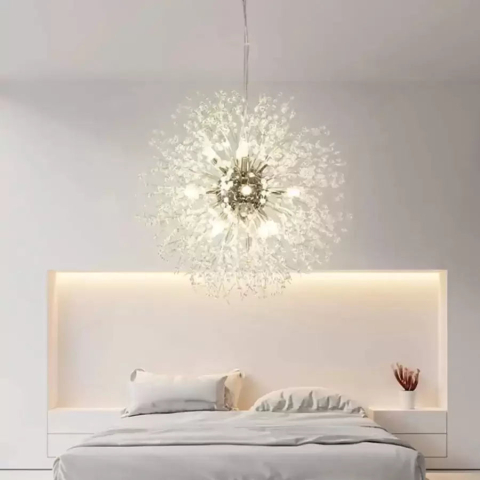 Pendul Cristal Ricky 12x G9 Argintiu [2]