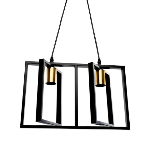 Candelabre LED Cristal Moderne - Pendul Patrisi 2x E27 Negru