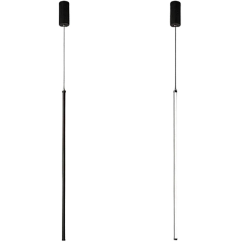 Pendul Pluto, 17W, Lumina Rece/Calda/Neutra, Negru [3]