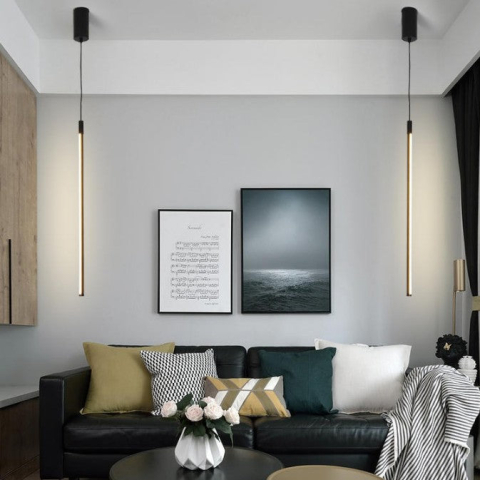 Pendul Pluto, 17W, Lumina Rece/Calda/Neutra, Negru [2]