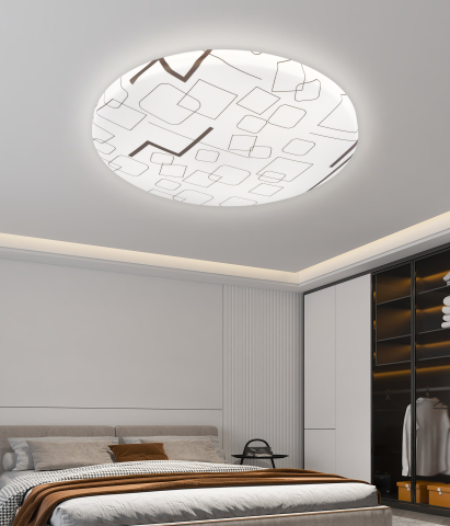Lampi & Aplice Smart - Plafoniera LED 35 cm, 32W, 3000K / 4000K / 6000K, Alb, Metal si Acril