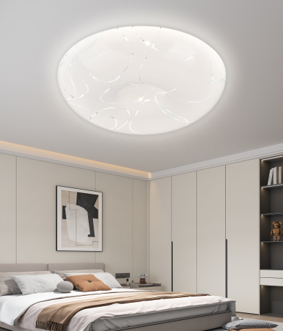 Lampi & Aplice Smart - Plafoniera LED 35 cm, 32W, 3000K / 4000K / 6000K, Alb, Metal si Acril