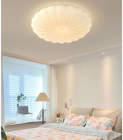 Lampi & Aplice Smart - Plafoniera LED Margareta 35 cm, 32W, 3000K / 4000K / 6000K, Alb, Metal si Acril