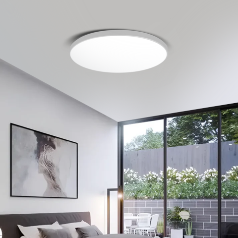 Produse Alessandro - Plafoniera LED SOLIS 47cm 70W Lumina Rece Alb