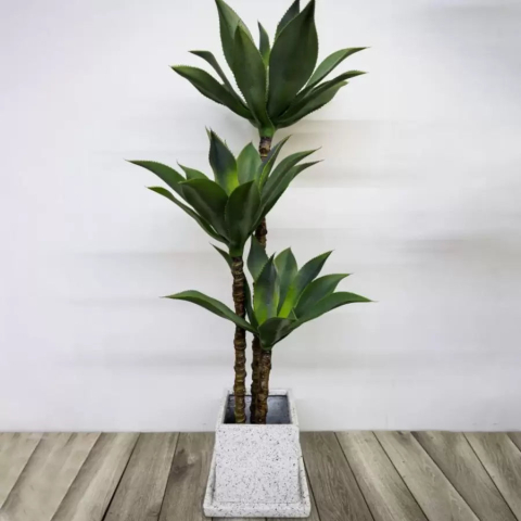 Curte si Gradina- Solutii Smart pentru Exterior - Planta Artificiala Dracaena fragrans, fara Ghiveci, 180cm Verde