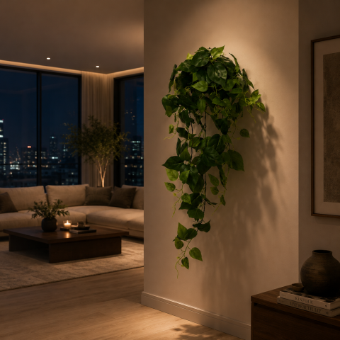 Planta Artificiala Suspendata Epipremnum, Verde [1]