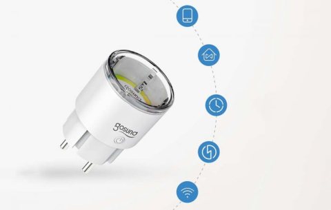Priza Smart Gosund EP2, 10A, Monitorizare consum energie, Smart Life, Tuya [4]
