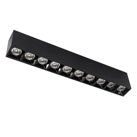 Proiector LED Liniar Aplicat Grila 15W, Lumina Neutra 4000K, 10 surse, 27 x 3.5 x 6.5 cm [1]