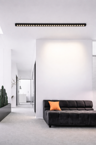 Proiector LED Liniar Aplicat Grila 35W, Lumina Neutra 4000k, 35 surse, 94x3.5x6.5 cm [1]