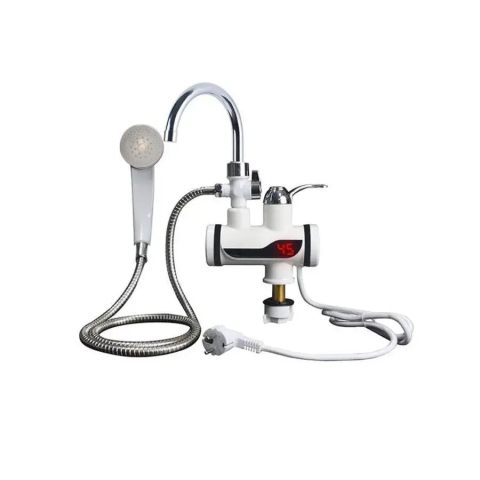 Obiecte sanitare - Robinet Electric Instant pentru Apa Calda, Afisaj LCD, Alb, LZ010LY