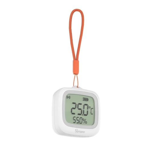 Senzori de scurgere apa si temperatura & umiditate Smart - Senzor Temperatura si Umiditate SONOFF SNZB-02WD, Zigbee 3.0, IP65, cu Display LCD