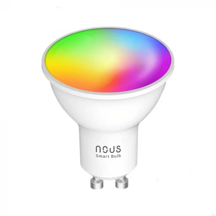 Iluminat Smart Home - Bec LED RGB Smart NOUS P8, GU10, Control din aplicatie