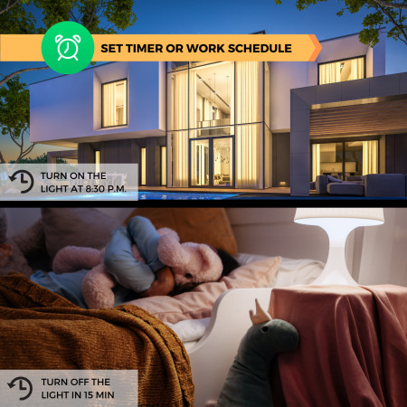 Set 2 prize inteligente WiFi NOUS A1, 15A, Monitorizare energie [3]