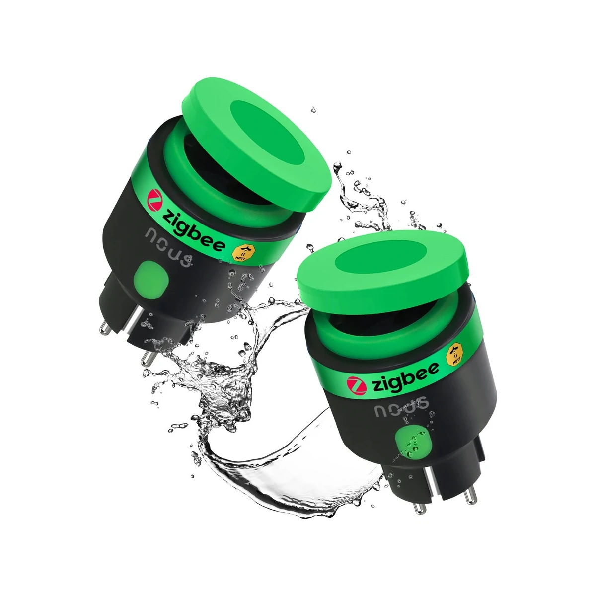 Set 2 Prize Smart WiFi pentru Exterior NOUS A6Z,16A - ZigBee 3.0, Monitorizare energie, IP44