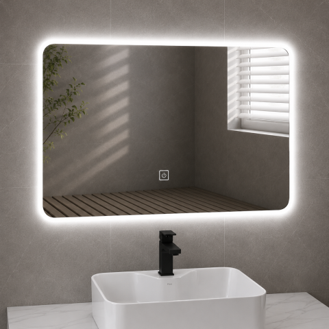 Set Mobilier AURO pentru Baie, 60cm, 3 Piese, Alb [2]