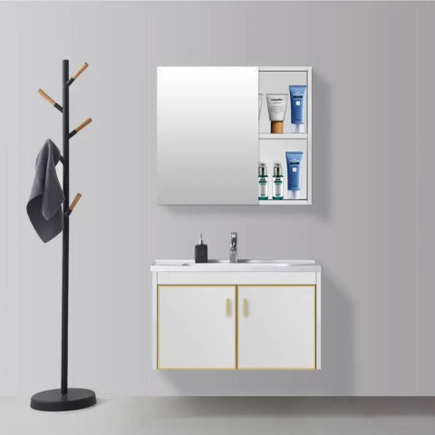 Mobilier baie - Set Mobilier Baie, Alb, PVC, T356/80