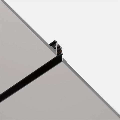 Candelabre LED Cristal Moderne - Sina Incastrata pentru Proiectoare Magnetice, 2m, Negru