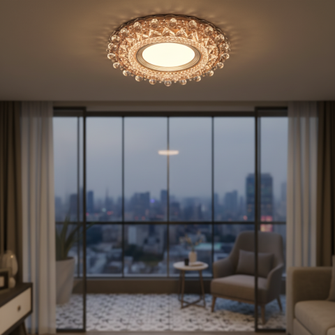 Produse Alessandro - Spot LED ORBITA, 5W, Rotund, Lumina Rece / Calda, Bronz Antichizat, Rasina si Sticla