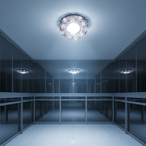 Becuri LED Spoturi - Spot LED ORBITA, 5W, Rotund, Lumina Rece / Calda, Bronz Antichizat, Rasina si Sticla
