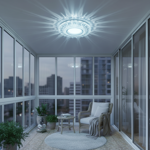 Spot LED ORBITA, 5W, Rotund, Lumina Rece / Calda, Bronz Antichizat, Rasina si Sticla [1]