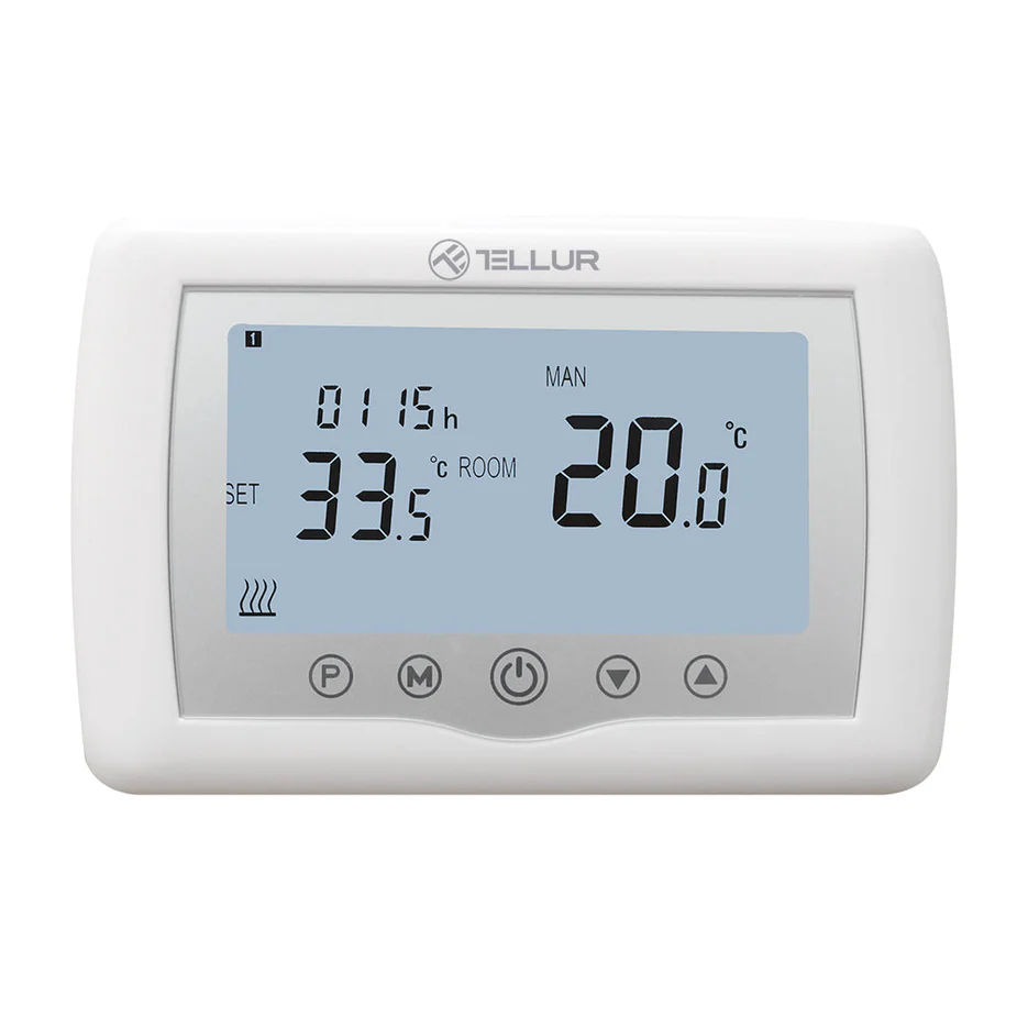 Termostat Smart Tellur WiFi, pentru centrala cu Gaz, Universal, Aplicatie