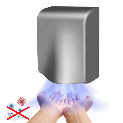 Uscatoare de maini - Uscator de Maini cu Senzor, 1200W, Inox, FL3009NX