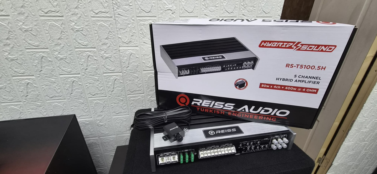 Amplificator auto Reiss RS-T5100.5H 5 canale 4x80W 1x400W RMS [6]