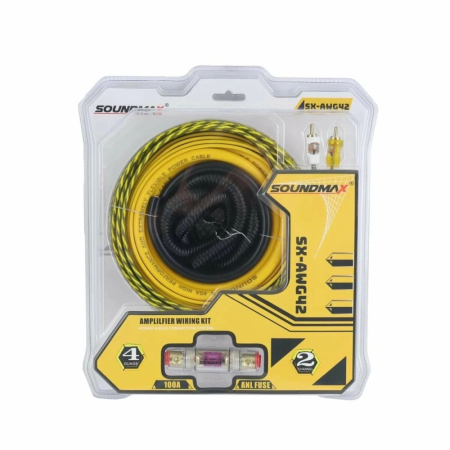 ACCESORII INSTALARE - Kit de cabluri pentru instalare amplificator auto Soundmax SX-AWG42 4GA