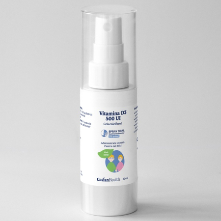 Suplimente copii - Vitamina D3 500 UI spray oral