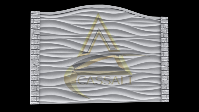 Set Matrite Gard cu Stalpi Valuri Line [3]