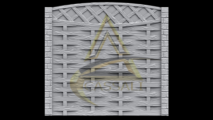 Set Matrite Gard fara Stalpi SCANDURA IMPLETITA [2]