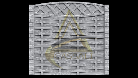 Set Matrite Gard cu Stalpi - Set Matrite Gard cu Stalpi SCANDURA IMPLETITA