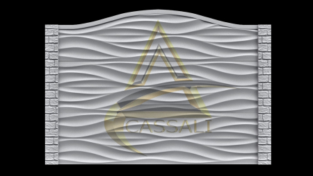 Set Matrite Gard fara Stalpi - Set Matrite Gard fara Stalpi Valuri Line