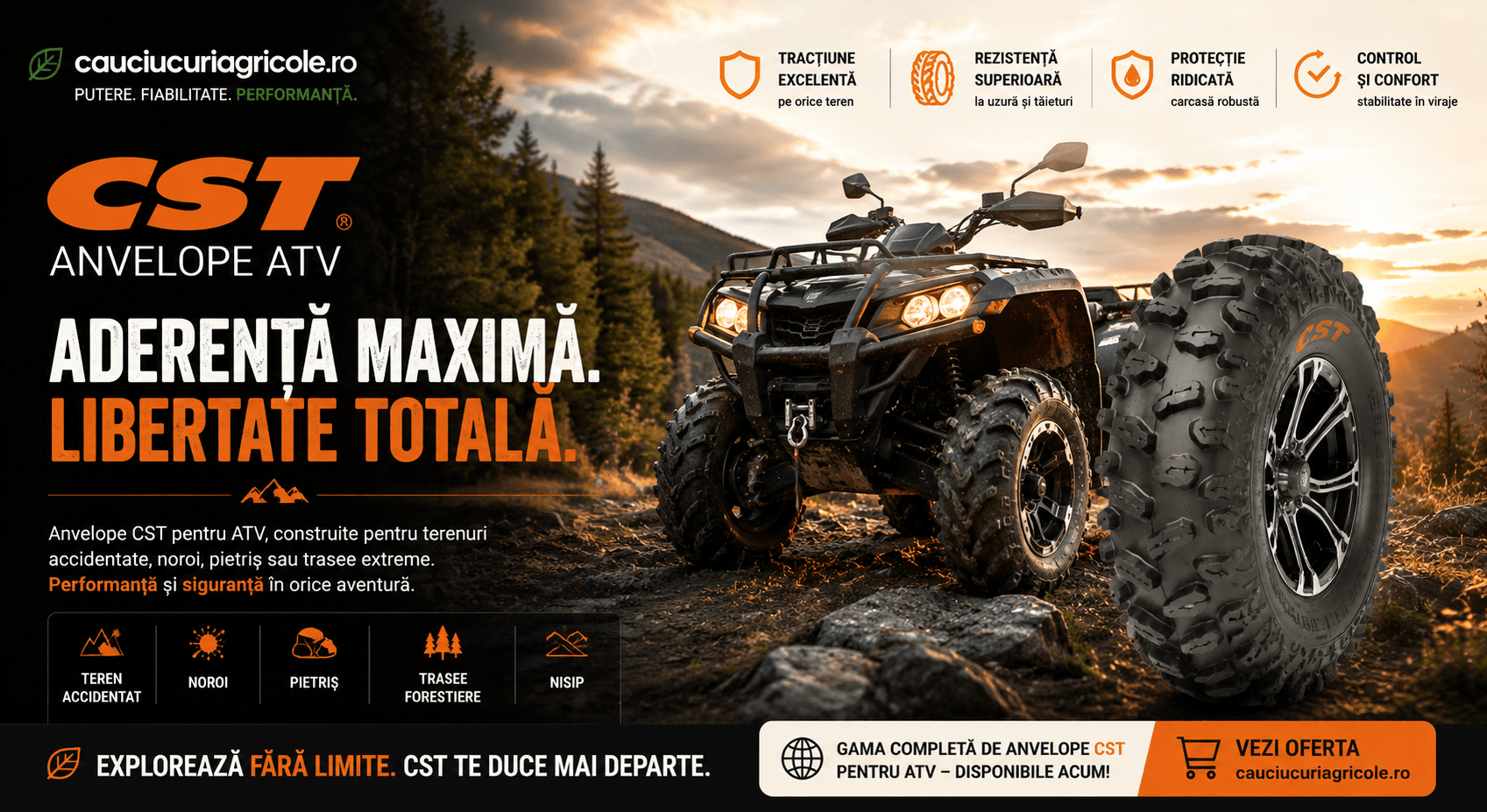 Anvelope ATV - CST