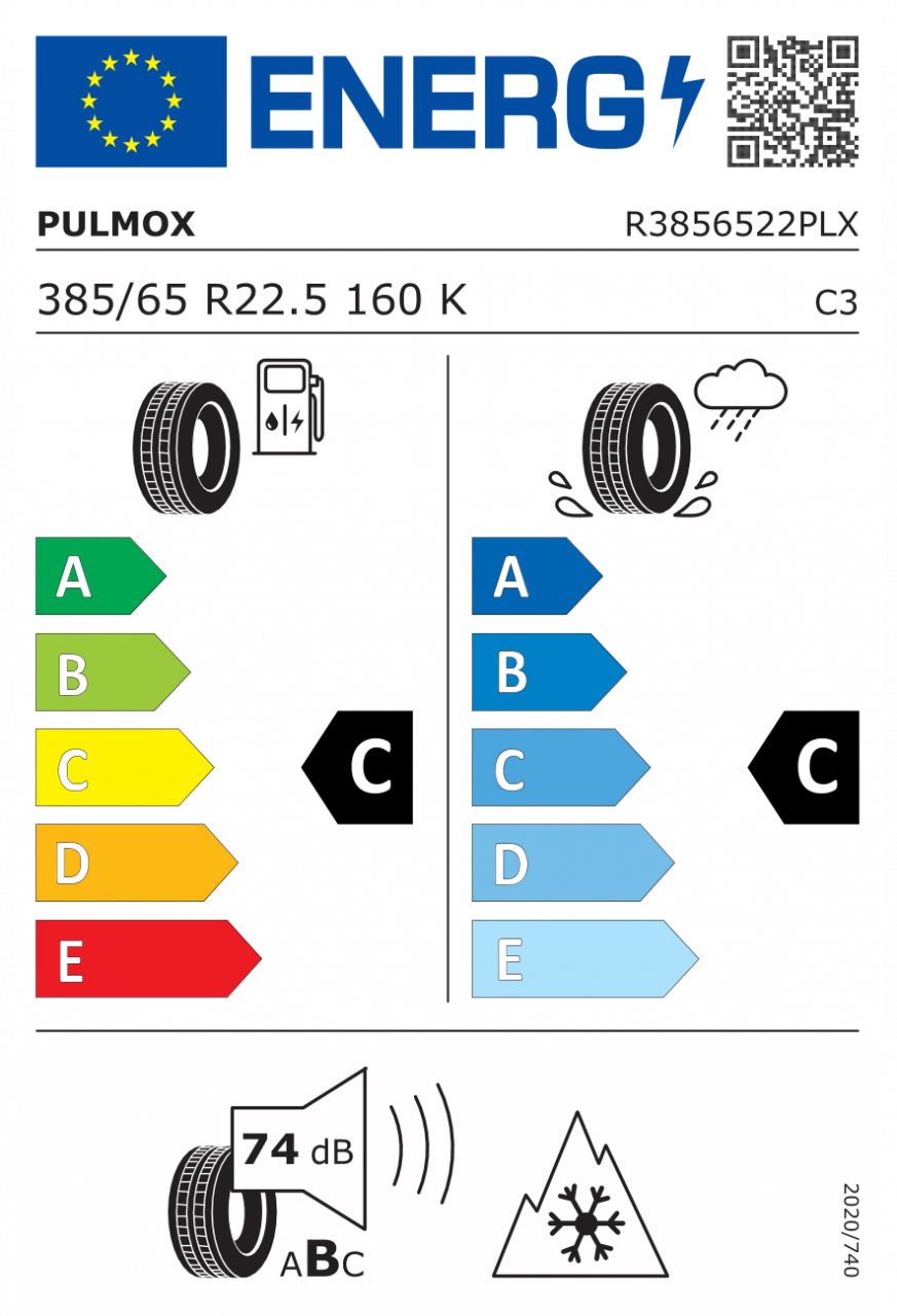 Anvelope camion trailer 385/65/R22.5 160K PULMOX PT200 TRAILER TL [3]