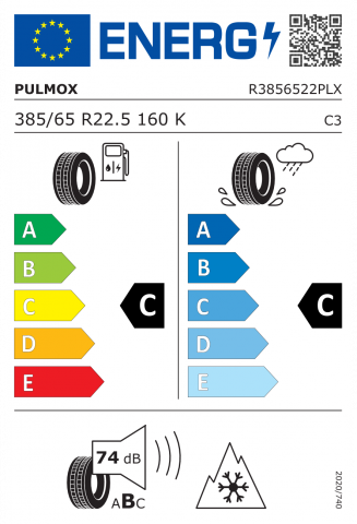 Anvelope camion trailer 385/65/R22.5 160K PULMOX PT200 TRAILER TL [2]