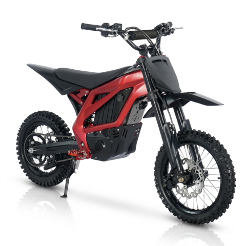 Motociclete și scutere electrice - Motocicletă electrică STRIBOR MERLIN GT ET-3 RED 25Ah/60V 5,6KW
