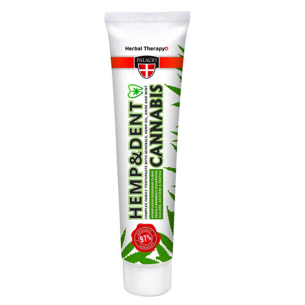Pastă de dinți cu cânepă Palacio Hemp and Dent (75g) [1]
