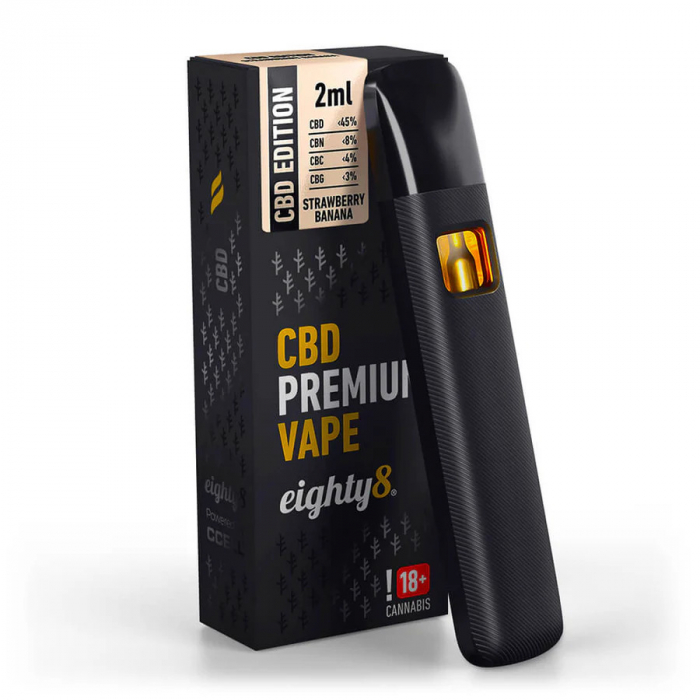 Vaporizator CBD Eighty8 Strawberry Banana 45% CBD 0,5ml [1]