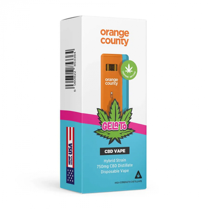 Vaporizator CBD, Orange County CBD, Gelato, 750mg [2]