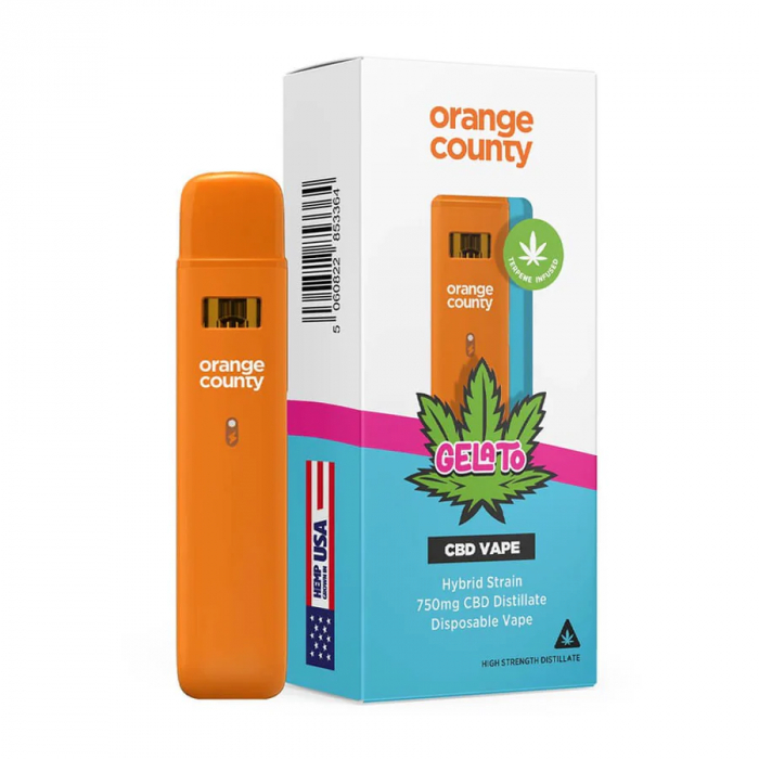 Vaporizator CBD, Orange County CBD, Gelato, 750mg [1]