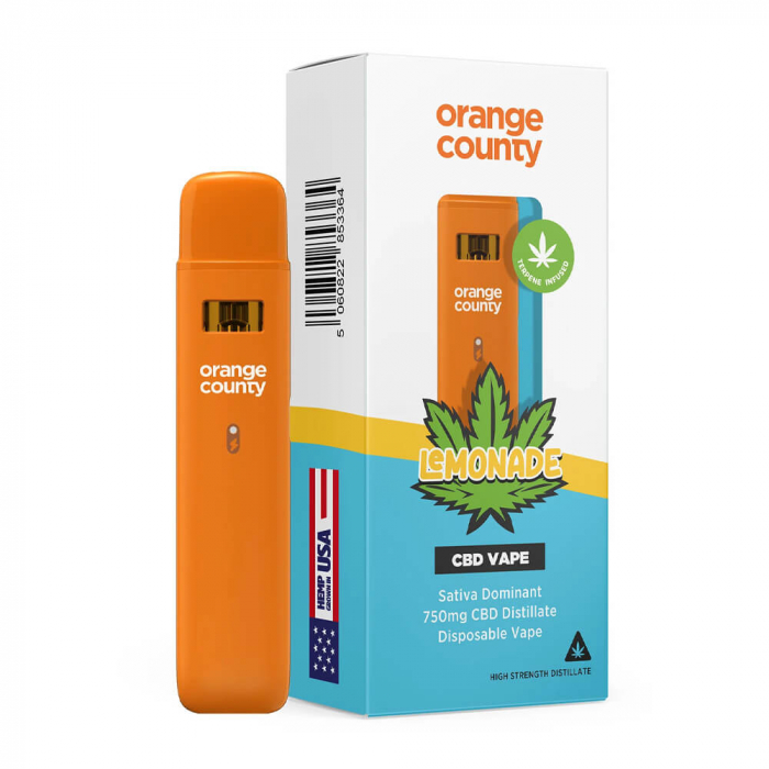 Vaporizator CBD, Orange County CBD, Lemonade, 750mg [1]