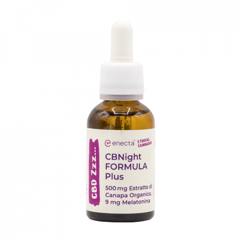 Formula Enecta CBNight Plus 250mg CBN + 250mg CBD + 9mg Melatonină (30ml) [1]