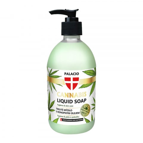 Cosmetice CBD - Săpun Lichid Palacio cu Ulei de Cannabis (500ml)