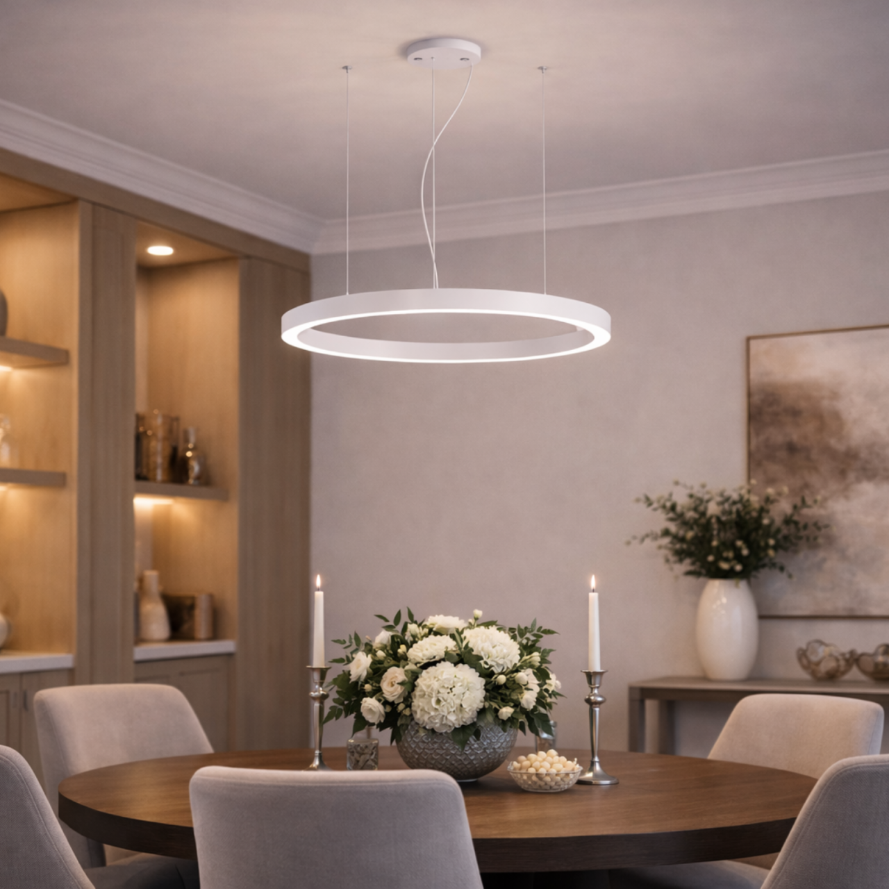 Arelux AM03NW SWH – Corp LED inelar Ø120cm, 75W, alb [2]