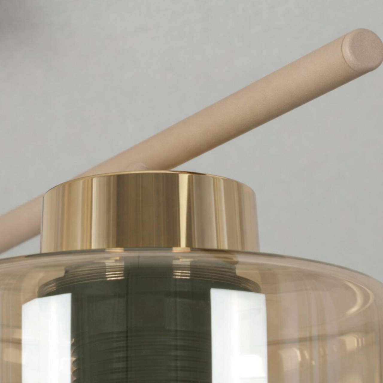 Lampă de tavan K-5812 VANES 5xE27 bej auriu – design elegant [4]