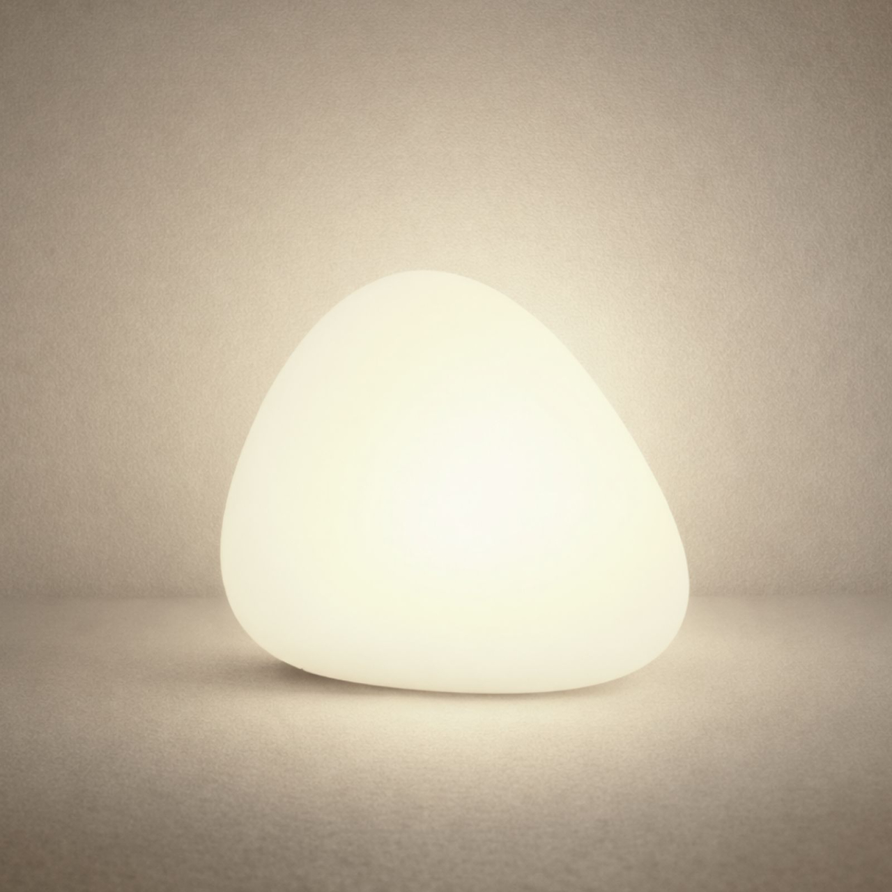 Lampă portabilă STONE S – decor grădină alb, IP44, E27 [3]